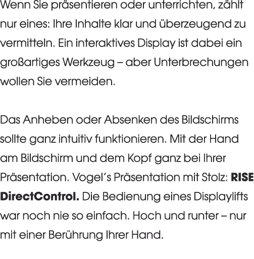 Wenn Sie pr sentieren oder unterrichten, z hlt nur eines: Ihre Inhalte klar und berzeugend zu vermitteln. Ein intera...
