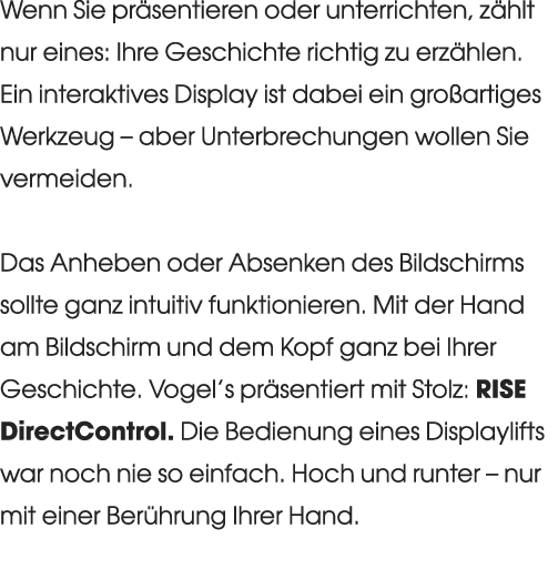 Wenn Sie pr sentieren oder unterrichten, z hlt nur eines: Ihre Geschichte richtig zu erz hlen. Ein interaktives Displ...