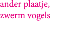 ander plaatje, zwerm vogels