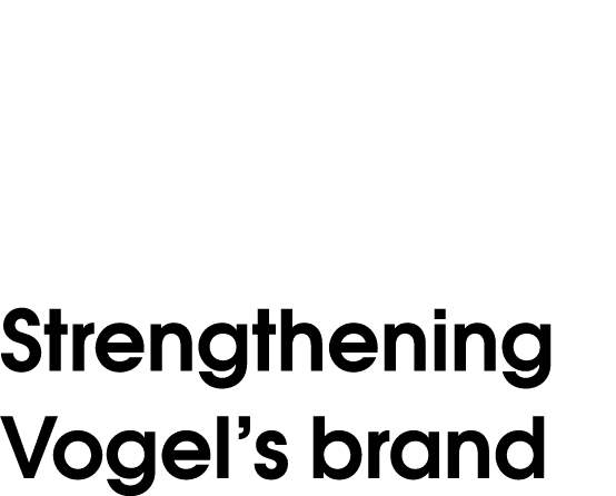 Strengthening Vogel s brand 