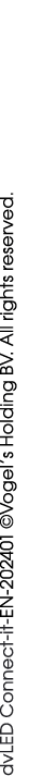 dvLED Connect it EN 202401 ©Vogel’s Holding BV. All rights reserved. 