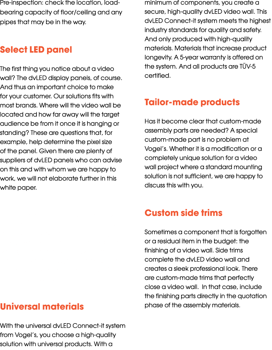 Pre inspection: check the location, load bearing capacity of floor/ceiling and any pipes that may be in the way. Sele...