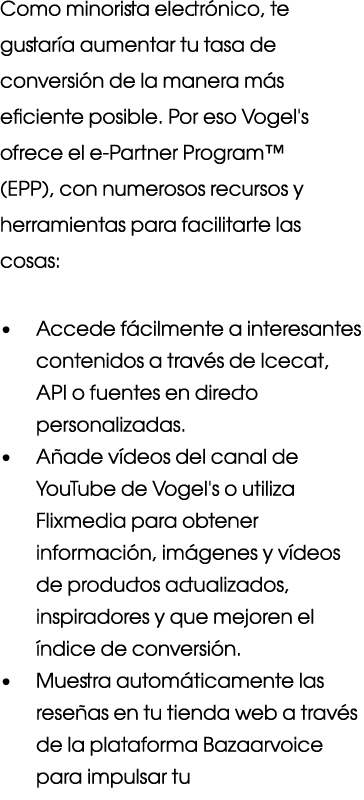 Como minorista electrónico, te gustaría aumentar tu tasa de conversión de la manera más eficiente posible  Por eso Vo   