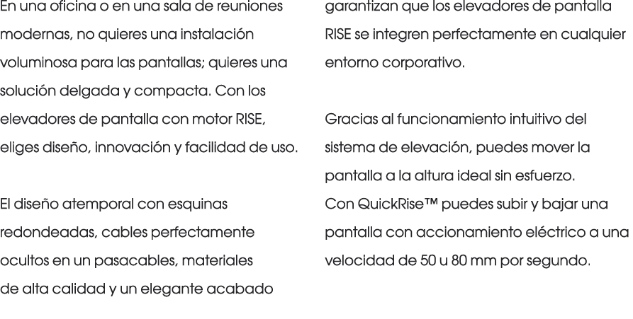 En una oficina o en una sala de reuniones modernas, no quieres una instalaci n voluminosa para las pantallas; quieres...