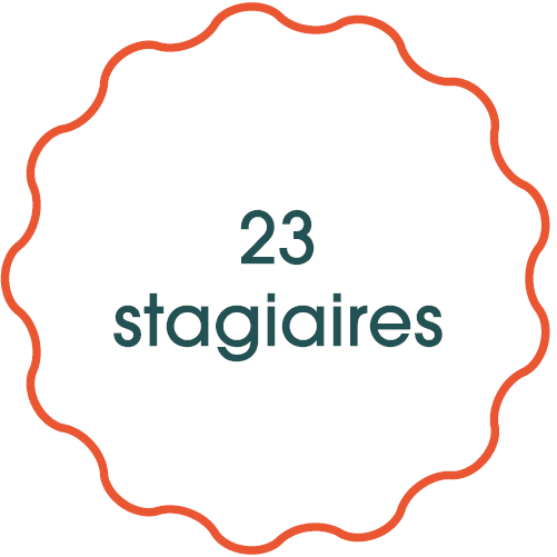 23 stagiaires