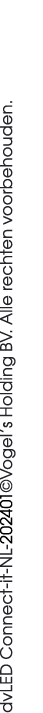 dvLED Connect it NL 202401©Vogel’s Holding BV. Alle rechten voorbehouden.