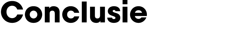 Conclusie