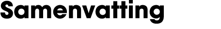 Samenvatting 