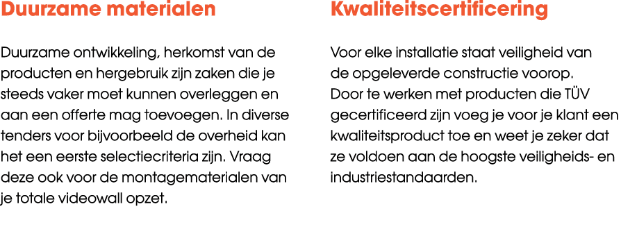 Duurzame materialen Duurzame ontwikkeling, herkomst van de producten en hergebruik zijn zaken die je steeds vaker moe...